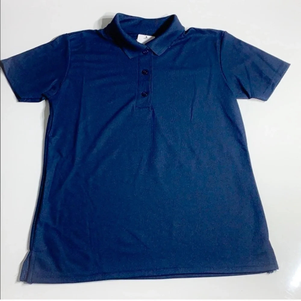 New Gilden Lightweight Navy blue Polo Youth shirt shirt sleeve